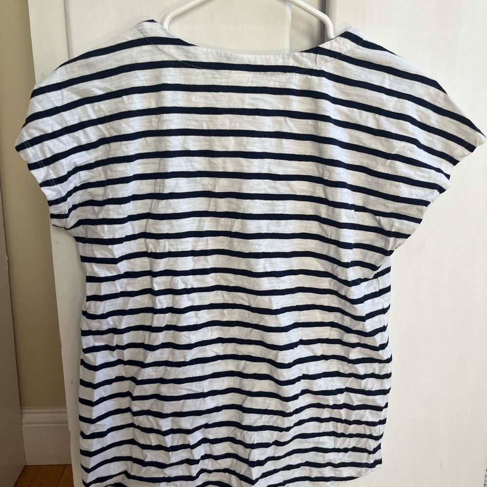 Striped Button-Up Top - Picture 2 of 2